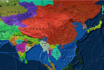 元朝1281年发生了什么，1301年元朝地图疆域变化？1281年至1301元朝疆域变化-福为文史 - 历史故事_文化解读_人物传记_国学经典
